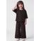 NAME IT MINI wide leg casual broek met stippen - bruin