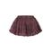 NAME IT MINI korte tule rok met ruches - roodbruin