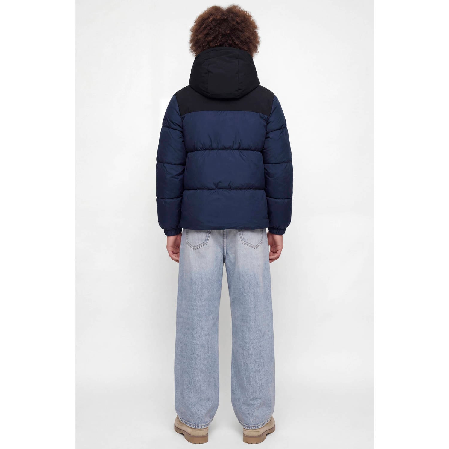 JACK & JONES JUNIOR pufferjas donkerblauw