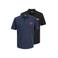 JACK & JONES PLUS SIZE regular fit polo's met logo - zwart/donkerblauw (set van 2)