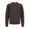 JACK & JONES JUNIOR oversized gebreide trui - donkerbruin