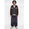 JACK & JONES JUNIOR junior sweatvest met logo - donkerbruin