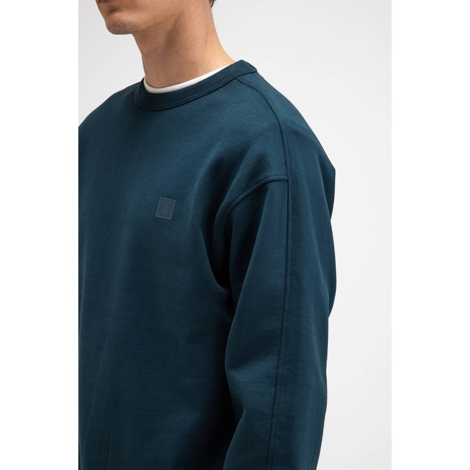 Butcher of Blue regular fit trui petrol