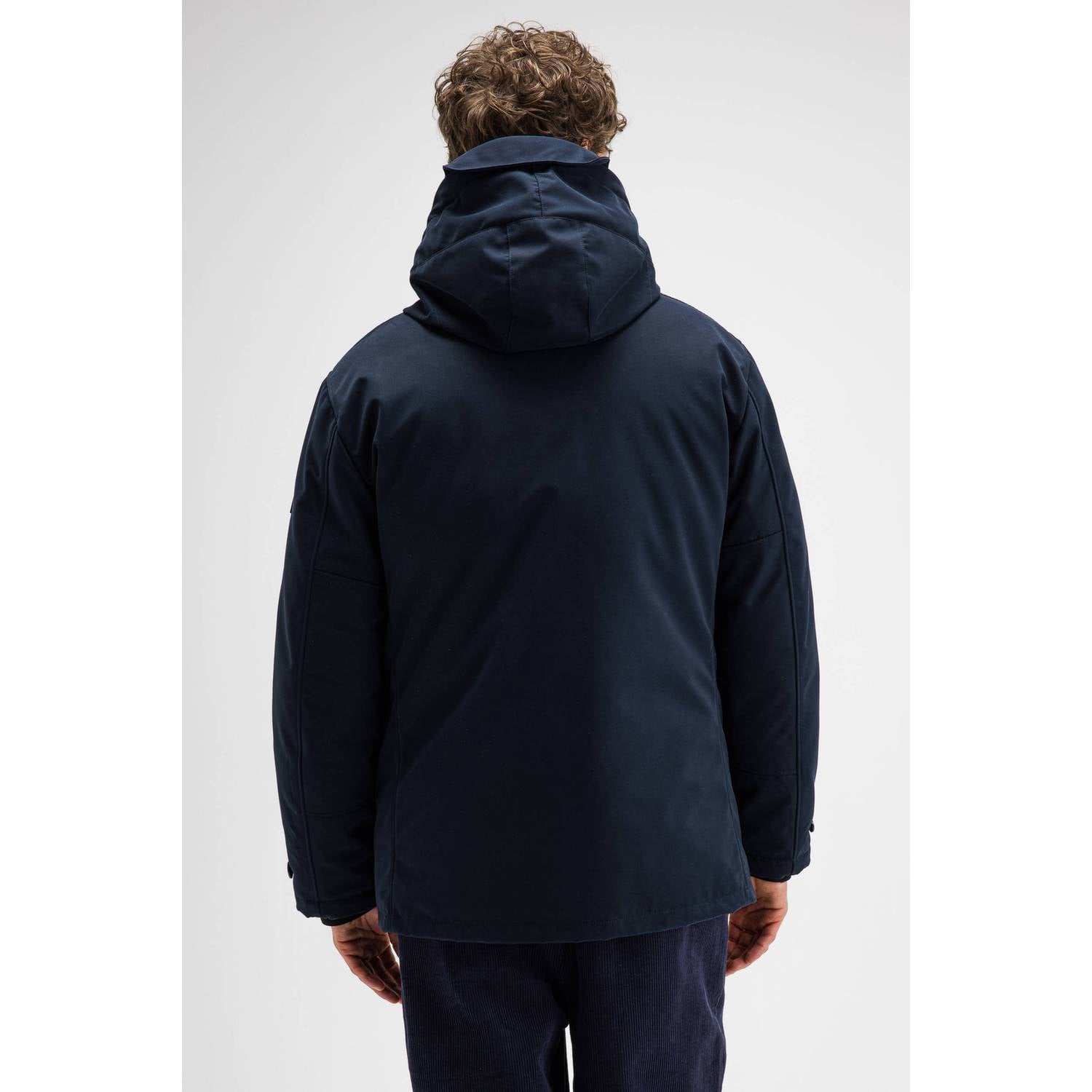 Butcher of Blue winterparka donkerblauw