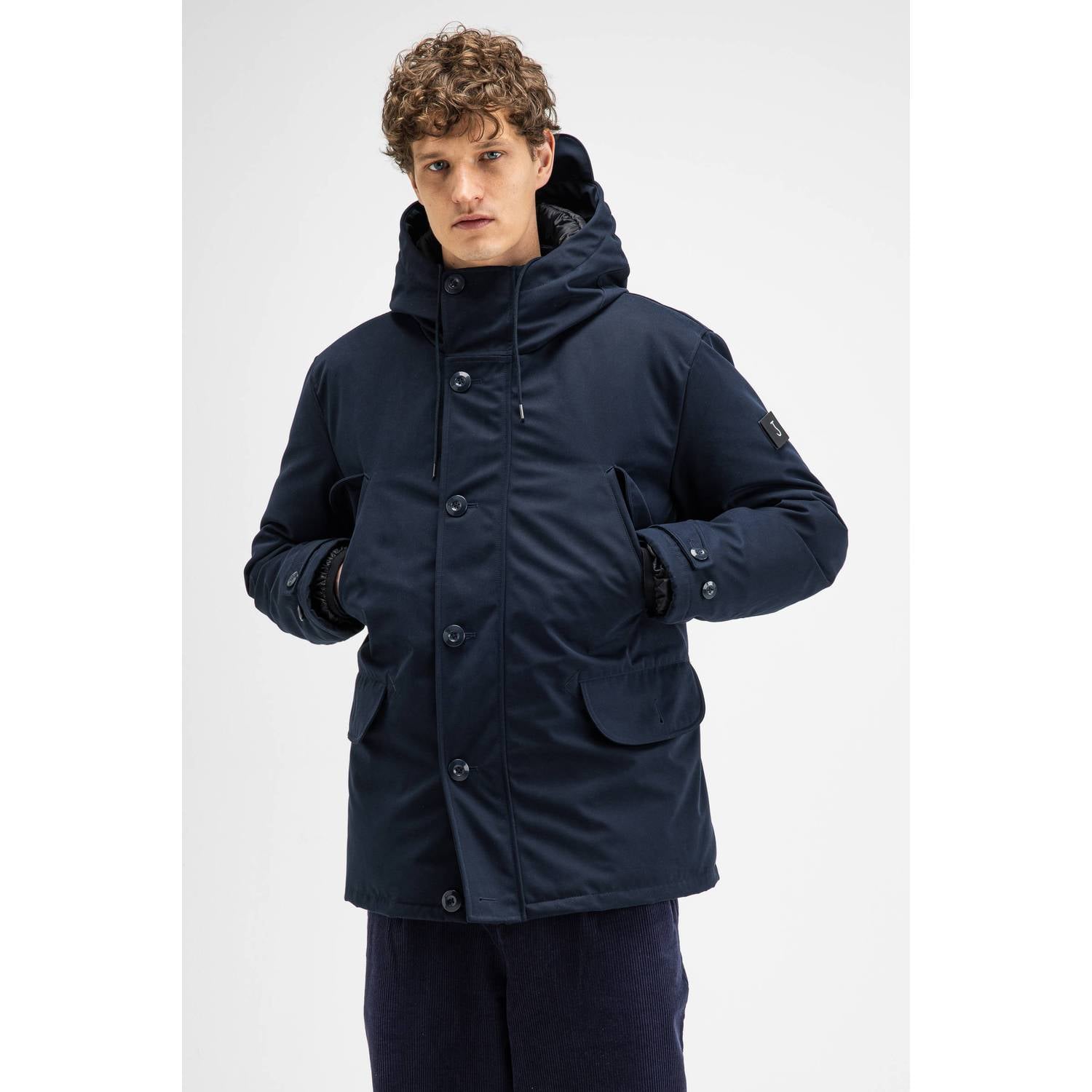 Butcher of Blue winterparka donkerblauw