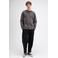 Butcher of Blue relaxed fit longsleeve met backprint - grijs