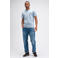 Butcher of Blue T-shirt met backprint - lichtblauw