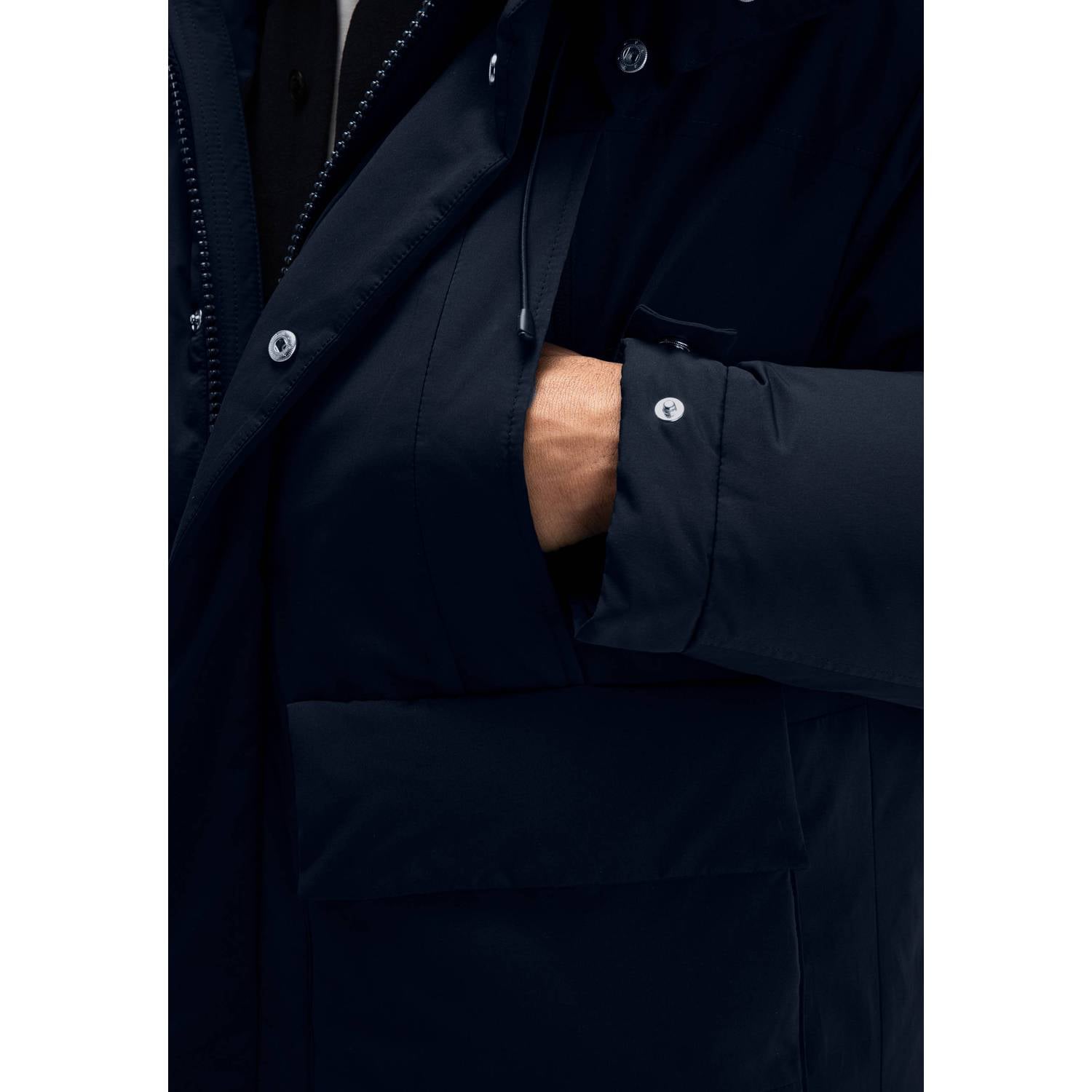 Butcher of Blue winterjas donkerblauw