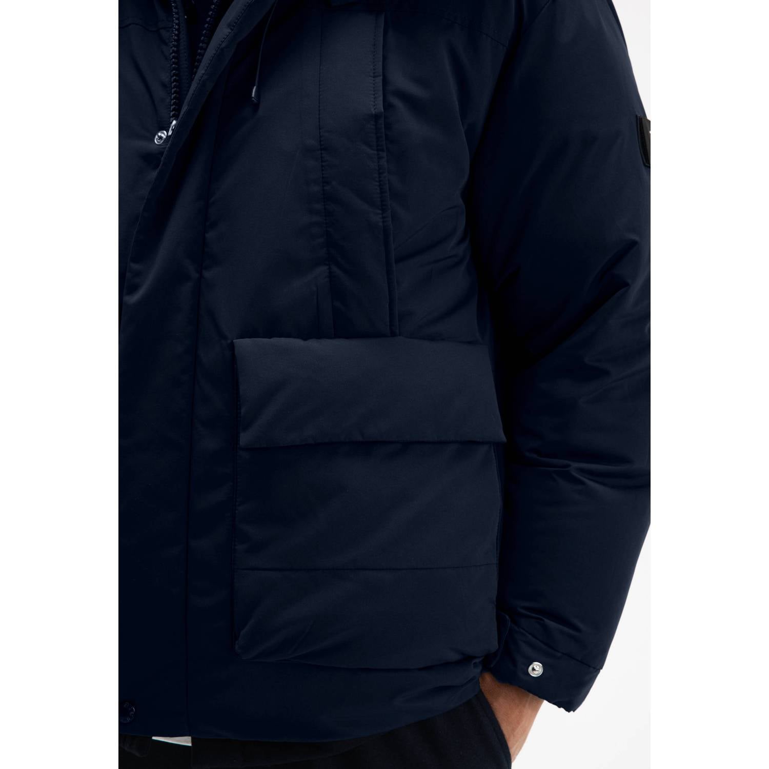 Butcher of Blue winterjas donkerblauw