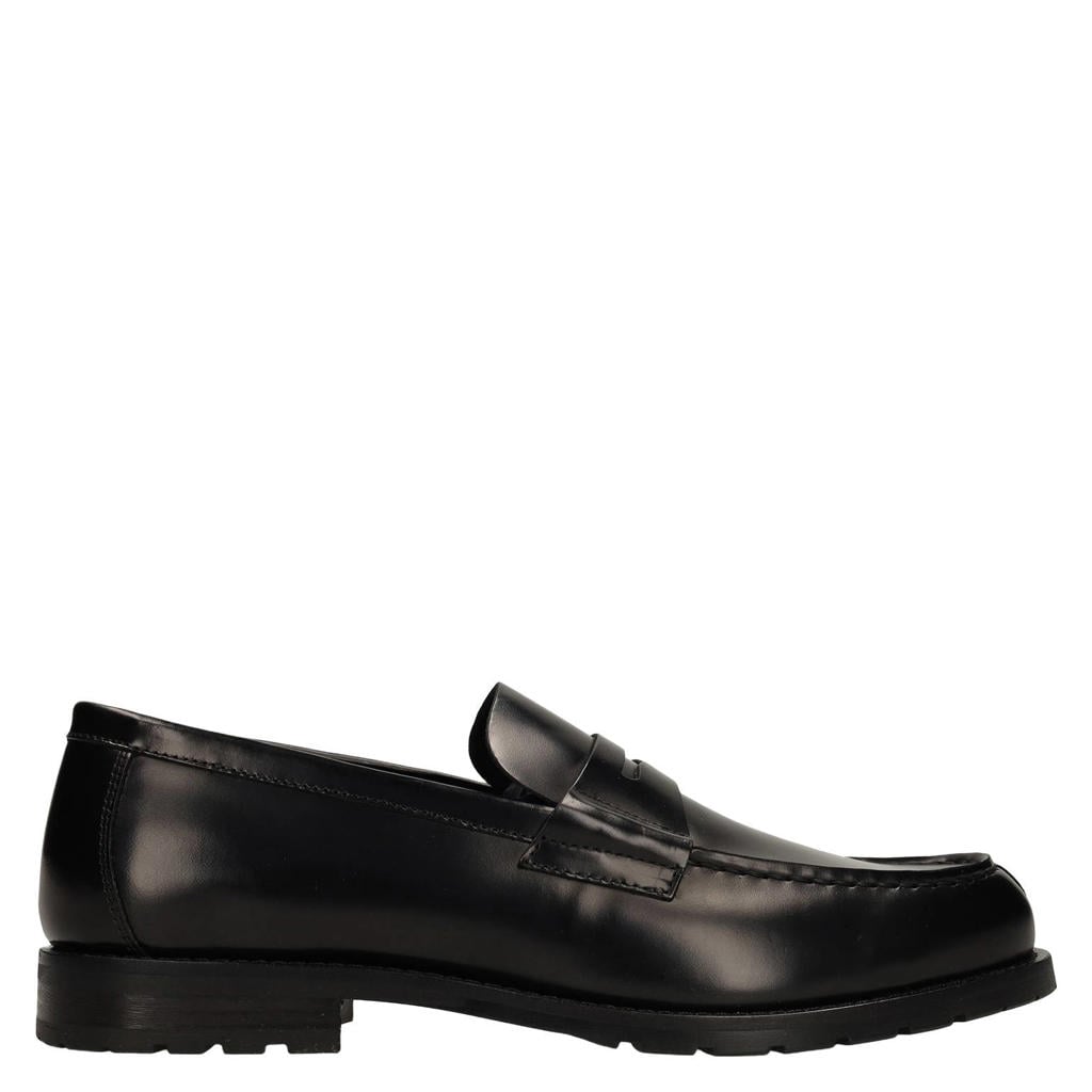 Manfield leren loafers - zwart