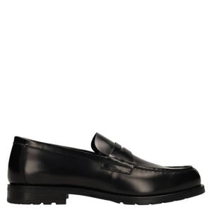 leren loafers - zwart