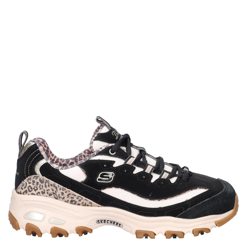 Skechers D'Lites Wild Charm chunky sneakers - zwart