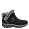 Skechers Easy Going Gentle Winter suède enkelboots met profielzool - zwart
