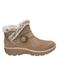 Skechers Easy Going Gentle Winter suède enkellaarzen met profielzool - taupe