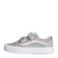 Vans Old Skool Glitter leren sneakers - zilvergrijs/lichtroze