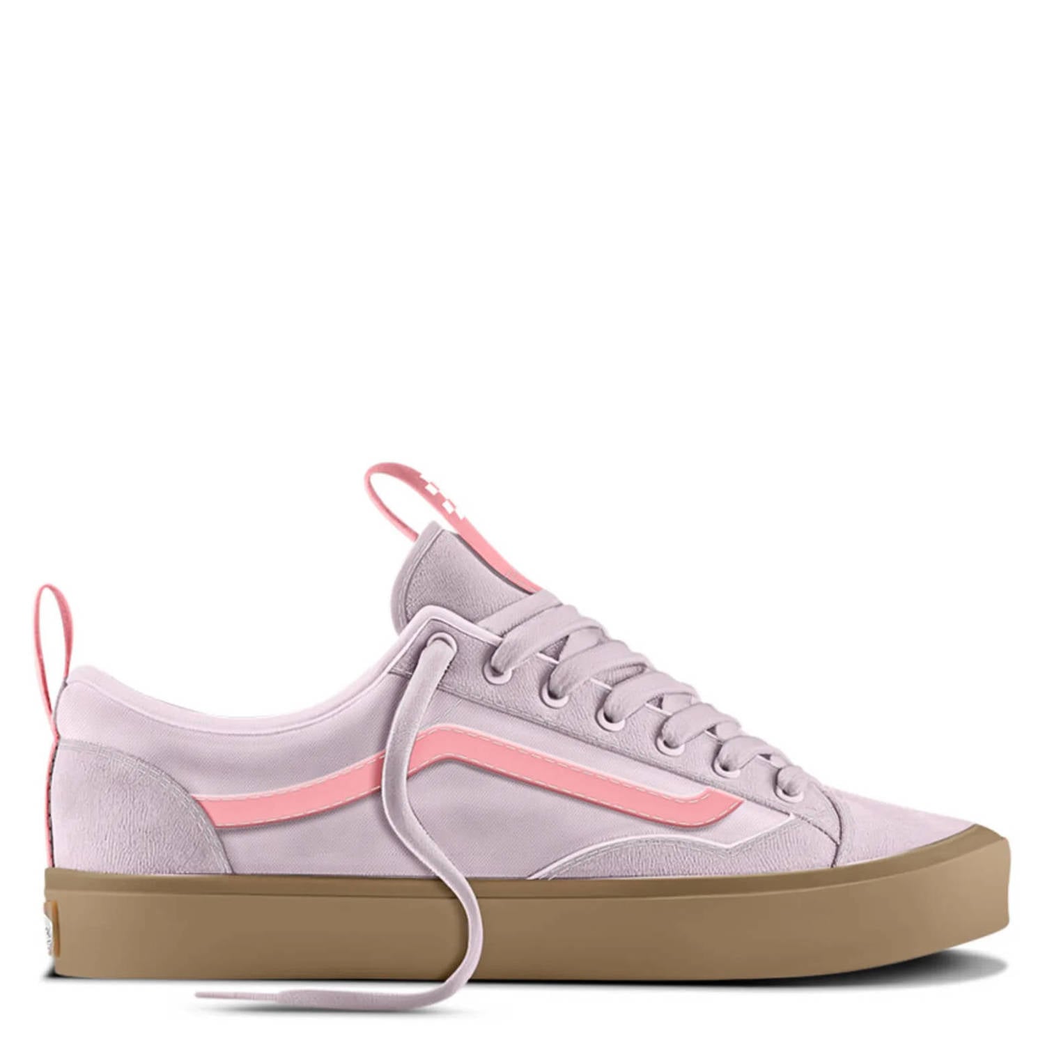 Vans Skate Old Skool 36 katoenen sneakers lila roze
