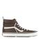 Vans SK8-hi Insulated katoenen sneakers - donkerbruin/wit