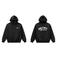 Vans rechtvallende hoodie met backprint - zwart