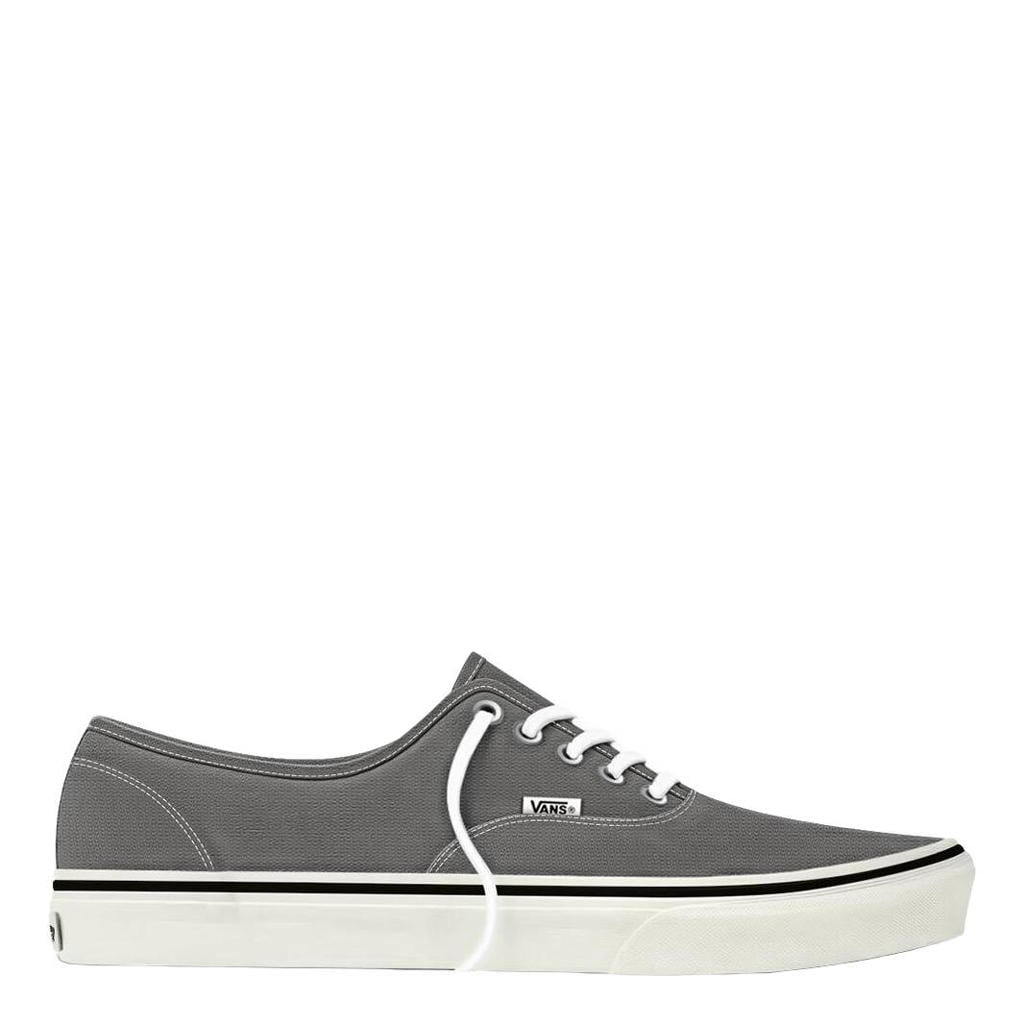 Grijze unisex Vans Authentic katoenen sneakers - van canvas/voering: textiel/voetbed: eva met veters