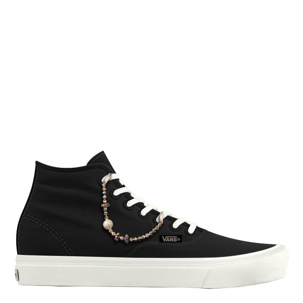 Vans Authentic sneakers met panterprint - zwart/wit