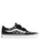 Vans Brooklyn LS leren geruite sneakers - zwart/grijs