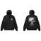 Vans relaxed fit hoodie met backprint - zwart