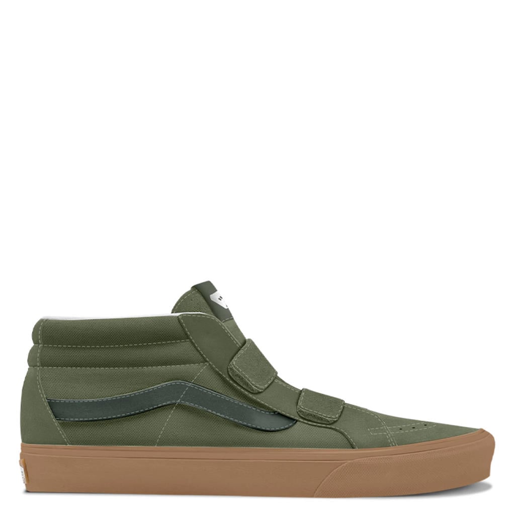 Vans SK8-Mid Reissue V suède sneakers - olijfgroen/groen