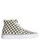 Vans Authentic Hi 2.0 katoenen geruite sneakers - zwart/wit