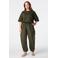 MS Mode ballon cargobroek Plus Size - kaki