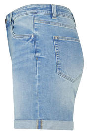 thumbnail: MS Mode denim slim fit regular waist short Plus Size - lichtblauw