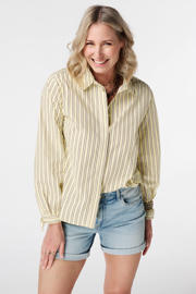 thumbnail: MS Mode denim slim fit regular waist short Plus Size - lichtblauw