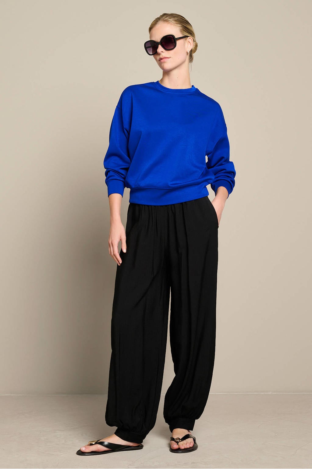 LOLALIZA sweater - blauw