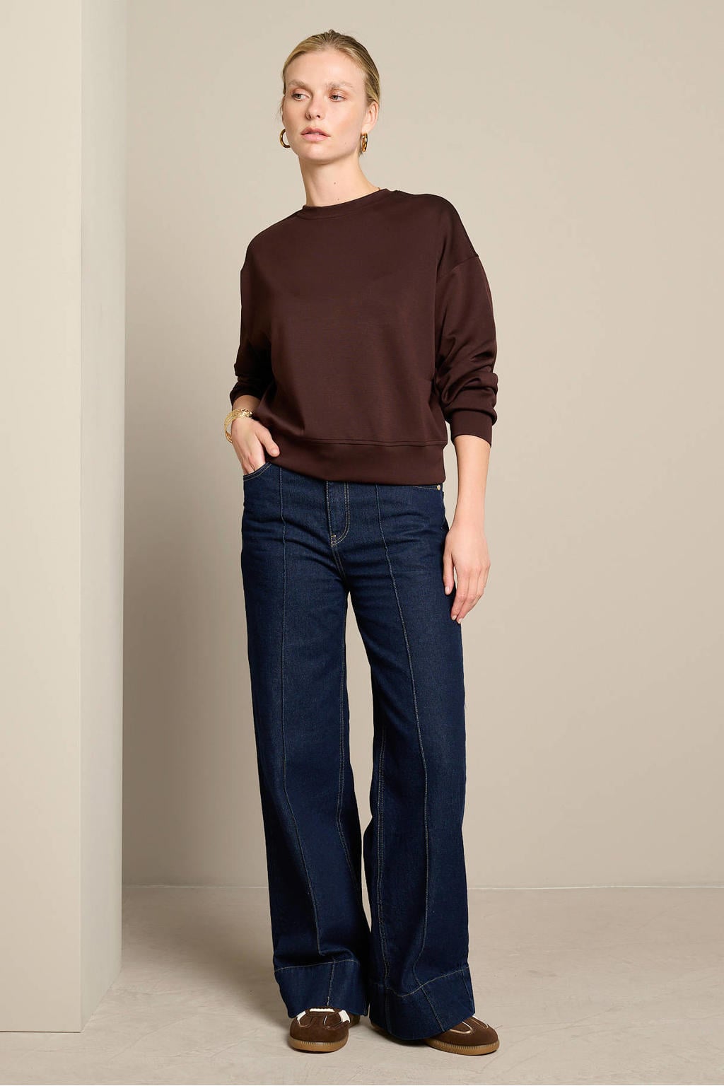 LOLALIZA sweater - bruin