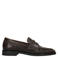 Manfield Gabriela X leren loafers - donkerbruin
