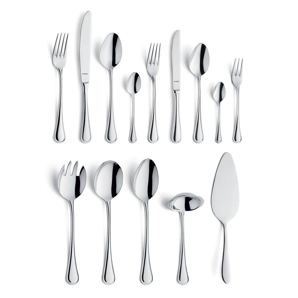 Amefa HAYDN - Bestekset - 60-delig - 6 Personen - Hoogglans - hoogglans - Zilverkleurig