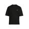 Lyle & Scott boxy T-shirt met backprint - zwart