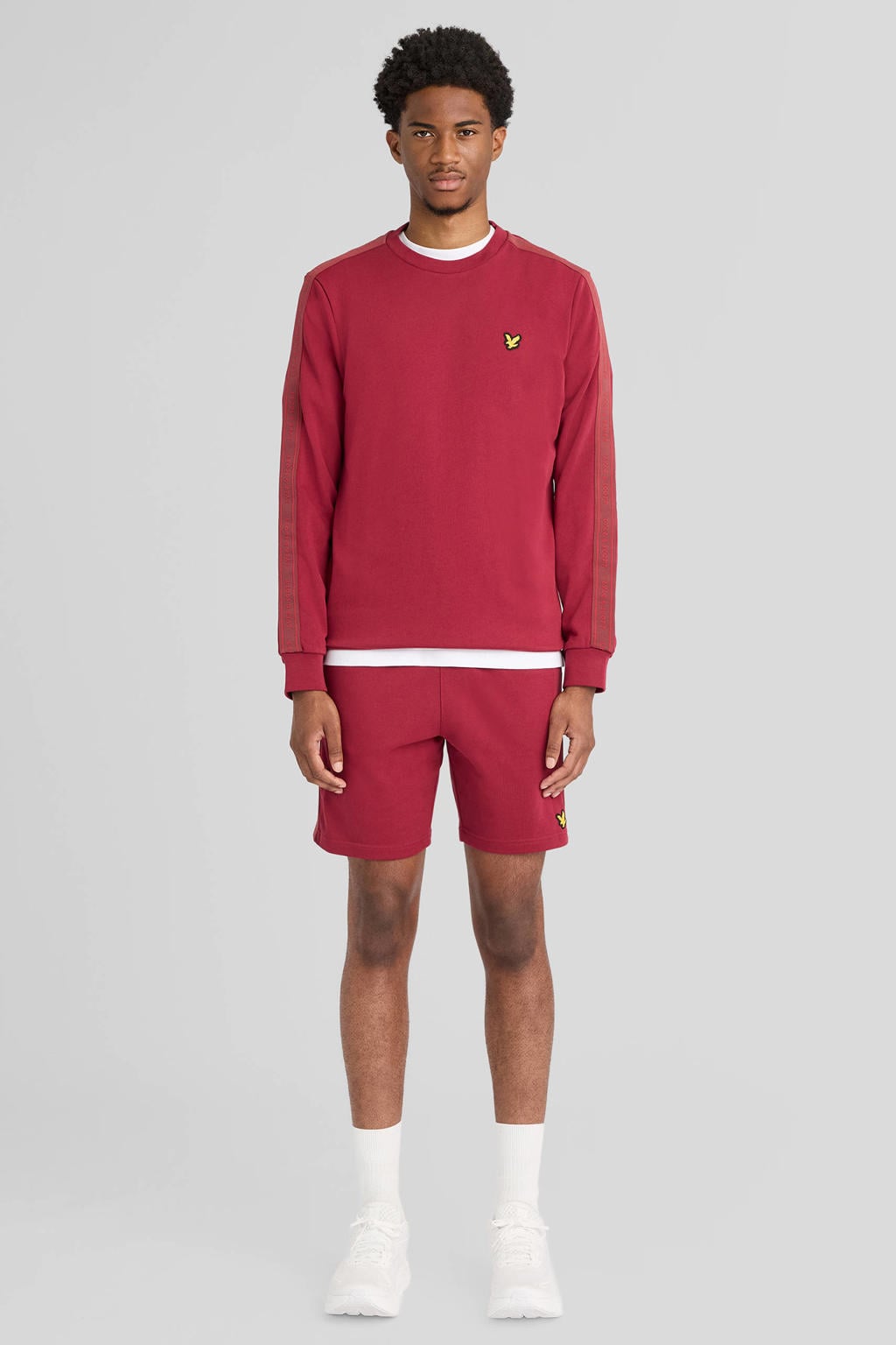 Lyle & Scott regular fit sweater - rood