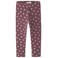 NAME IT MINI regular fit gebloemde legging - donkerrood