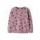 NAME IT MINI rechtvallende sweater met print - lila