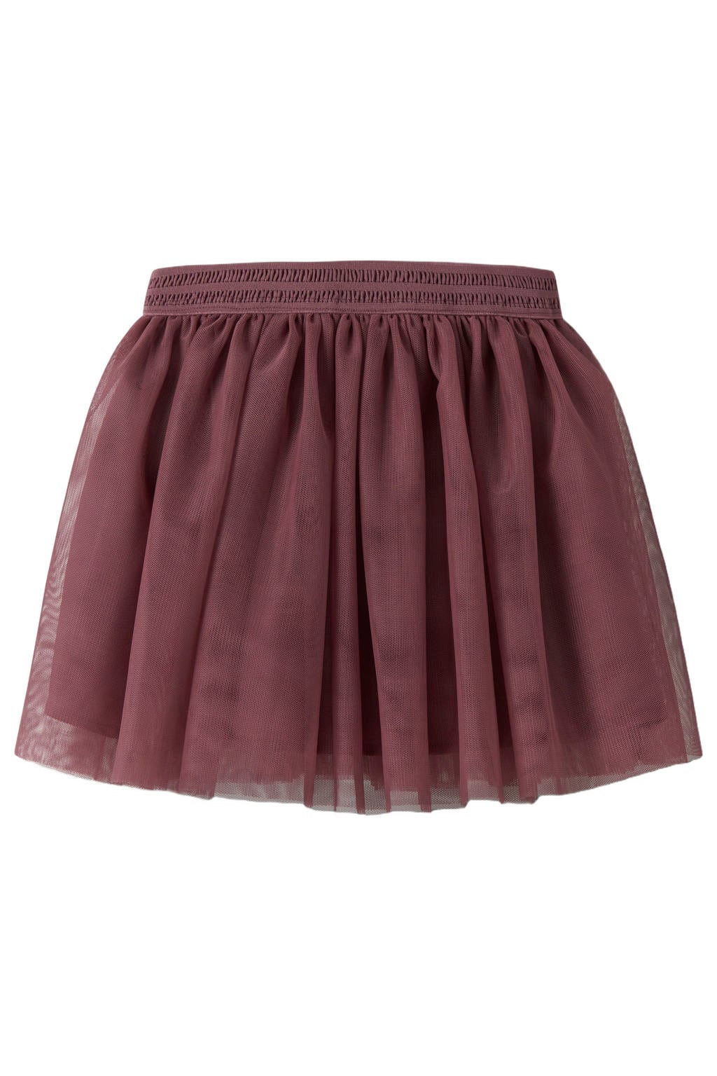 NAME IT MINI korte tule rok - donkerpaars