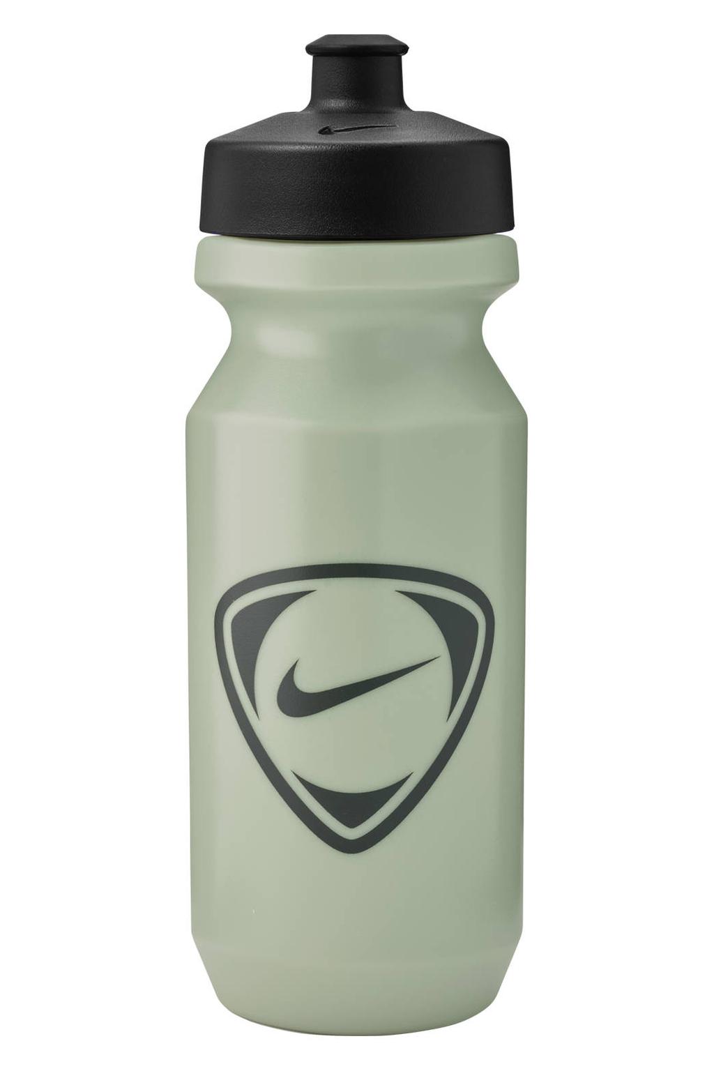 Nike Big Mouth Bottle 650 ml bidon met logo - lichtgroen/zwart