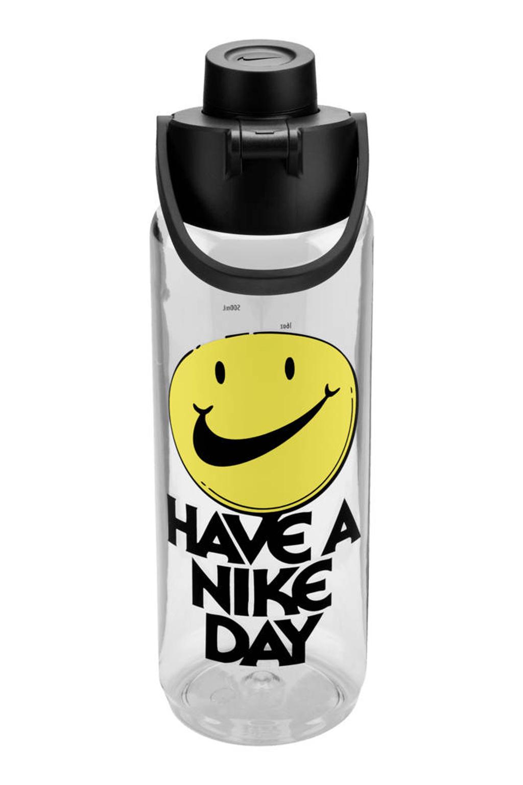 Nike bidon 710 ml - doorzichtig/geel