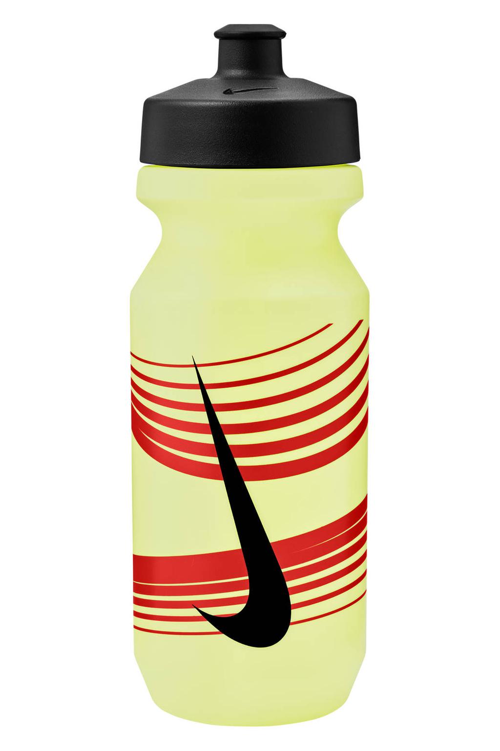 Nike bidon met logo - lichtgeel/rood
