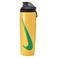 Nike refuel bottle locking lid 710 ml bidon met logo - geel/groen