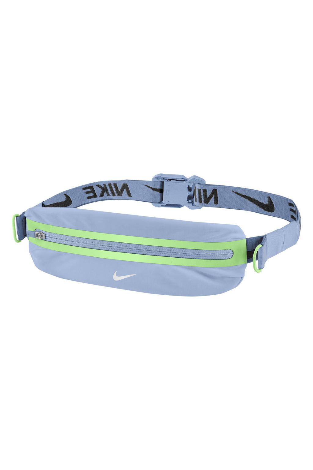 Nike slim waistpack sporttas - lichtblauw/geel