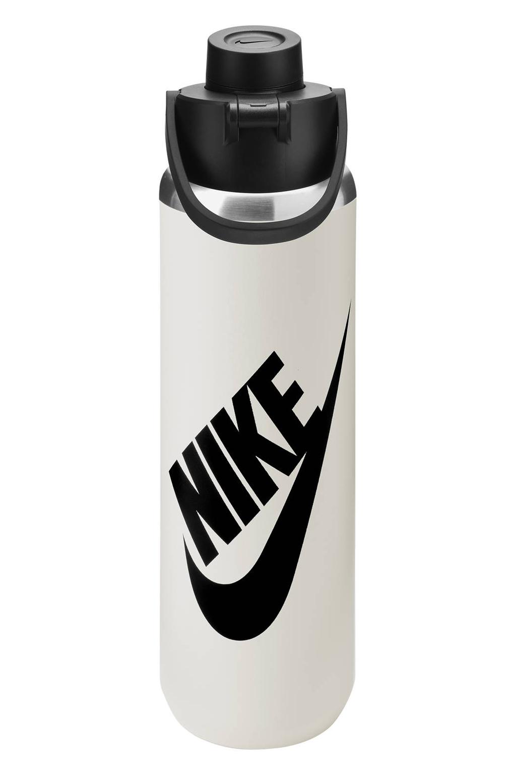 Nike bidon 710 ml - lichtgrijs/zwart