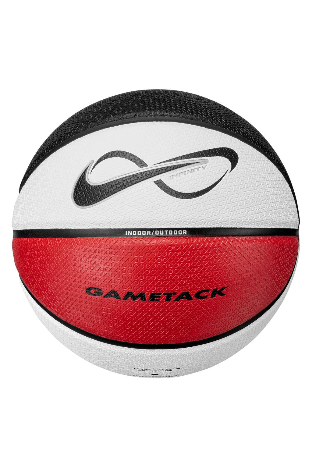 Nike basketbal - rood/zwart