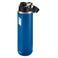 Nike rvs bidon met logo - blauw/zwart