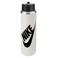 Nike straw bottle 710 ml bidon - lichtgrijs/zwart