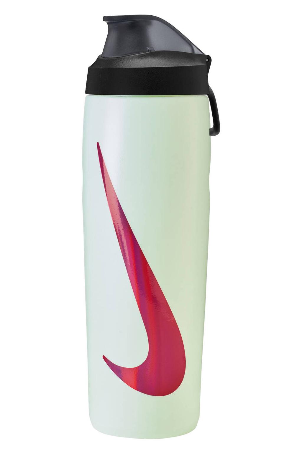 Nike 710 ml bidon met logo - lichtgroen/zwart